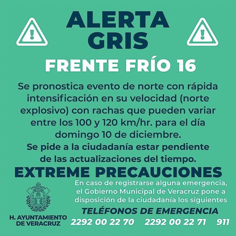 ¡TRAE RACHAS DE 100 A 120 KPH! -FRENTE FRÍO 16