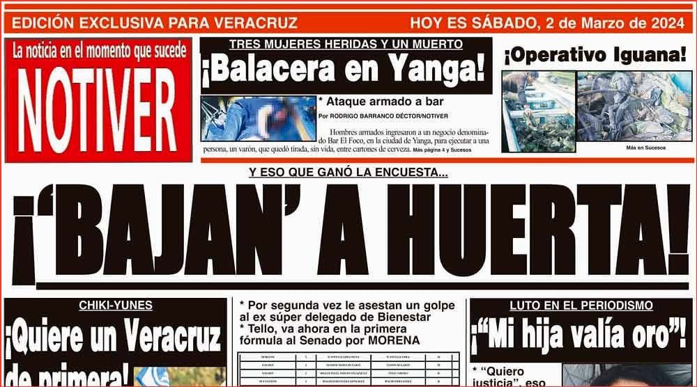 LA PORTADA - SÁBADO 2 DE MARZO 2024