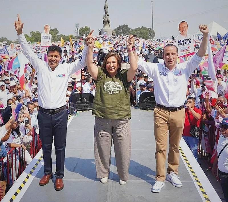 ¡XÓCHITL GÁLVEZ: FALSO QUE AMLO COMBATIERA  EL HUACHICOL!