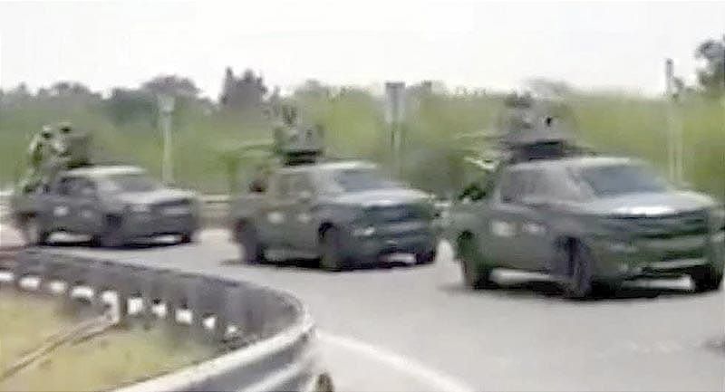 ¡ESCOLTAN MILITARES A XÓCHITL EN TAMAULIPAS!