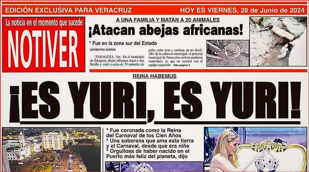 LA PORTADA - VIERNES 28 DE JUNIO 2024