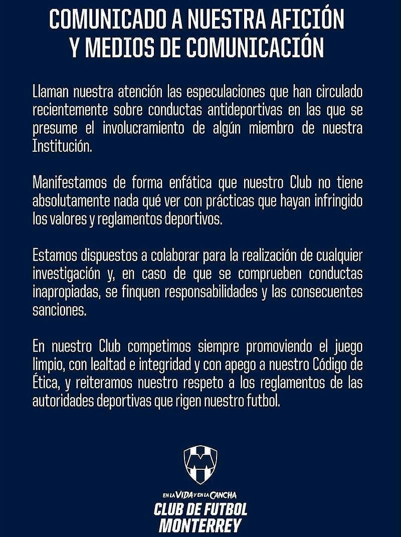 ¡RAYADOS SE DESLINDA POR CASO SIBOLDI EN TIGRES!