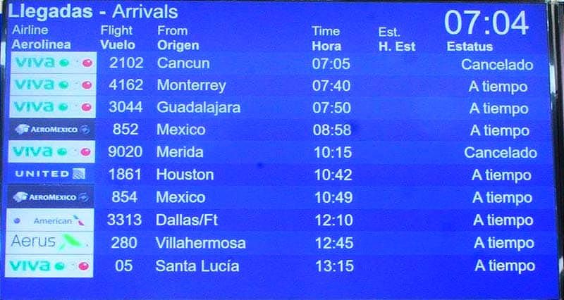 ¡QUEDAN “VARADOS” 320 PASAJEROS! - *Huracan Beryl *Rutas hacia Cancún y Mérida