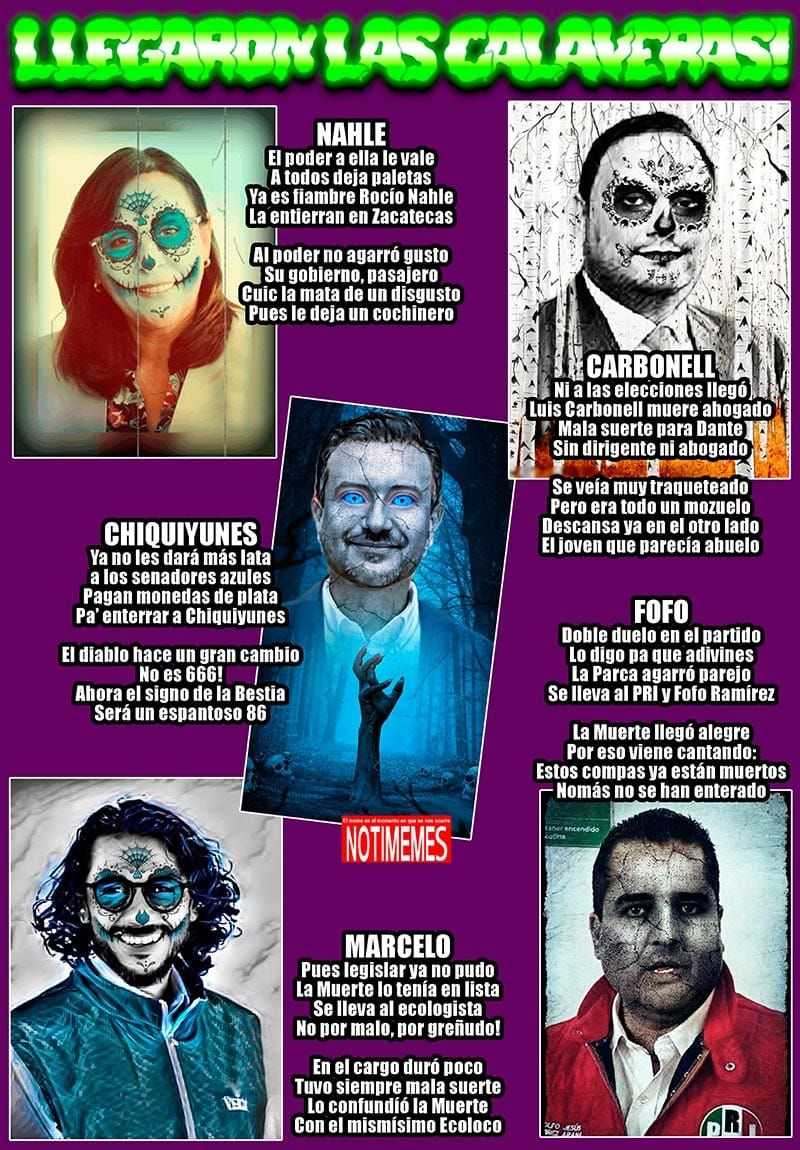 NOTI-MEME | - LLEGARON LAS CALAVERAS!