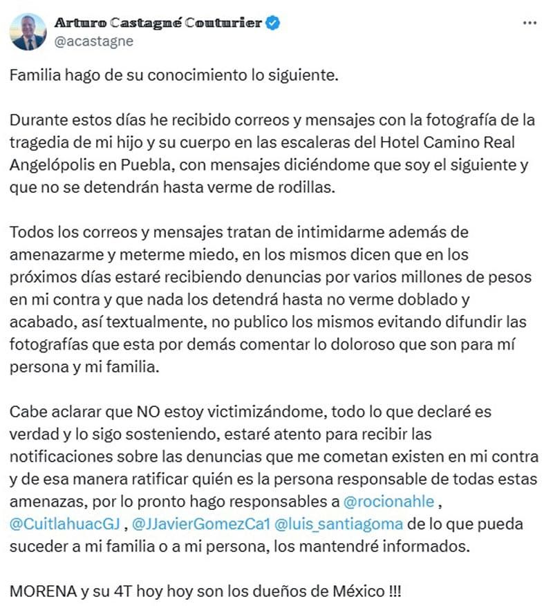 ¡ACALAMBRAN A CASTAGNÉ!