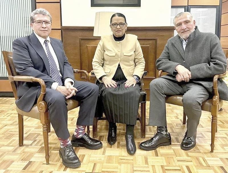 ¡ADÁN AUGUSTO Y MONREAL PACTAN CON SEGOB EN PALACIO NACIONAL!
