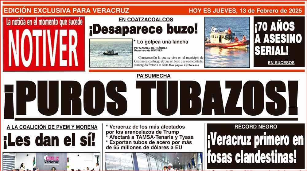 LA PORTADA - JUEVES 13 DE FEBRERO 2025
