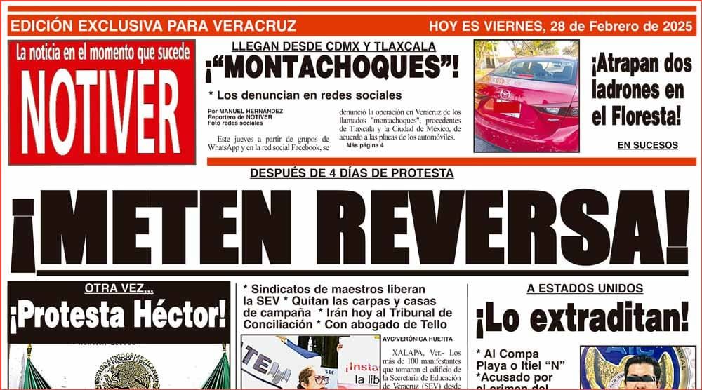 LA PORTADA - VIERNES 28 DE FEBRERO 2025