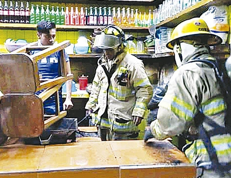 ¡FUEGO EN EL MERCADO!