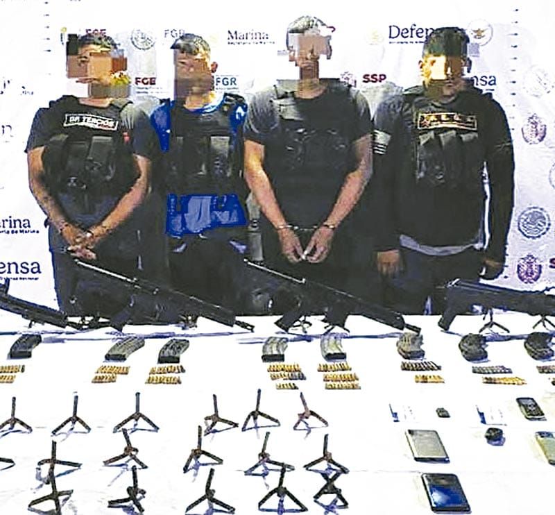 ¡TRAÍAN UN ARSENAL! - DETIENEN A CUATRO GENERADORES DE VIOLENCIA