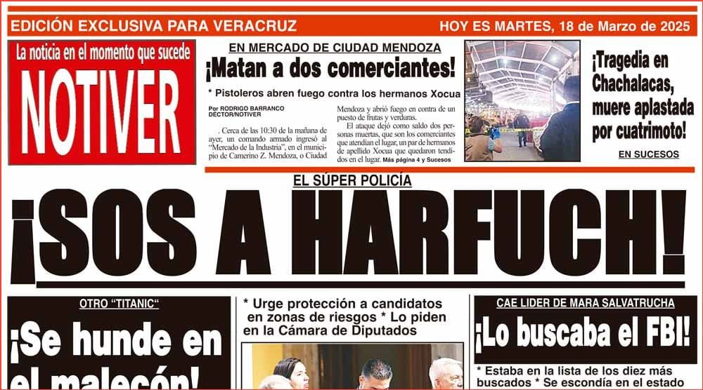 LA PORTADA - MARTES 18 DE MARZO 2025