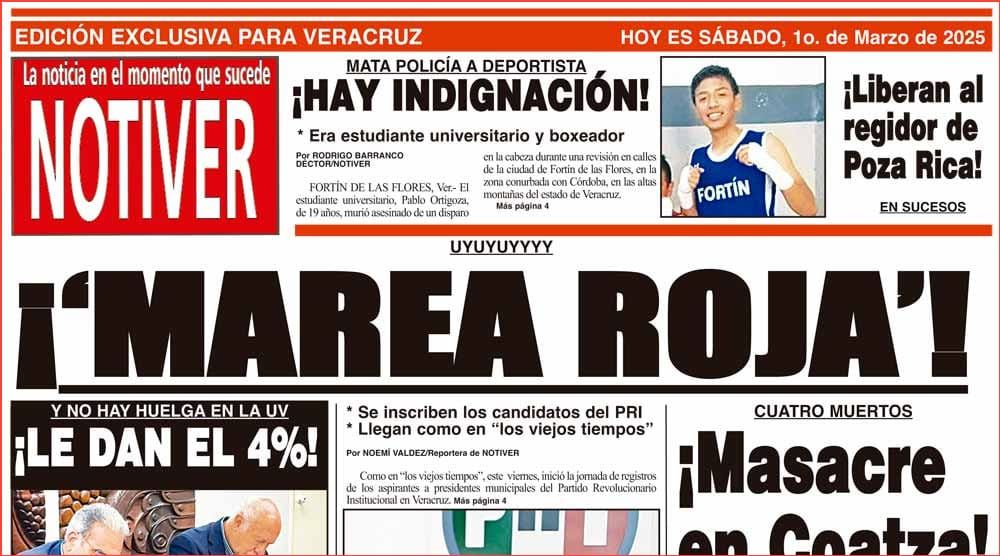 LA PORTADA - SÁBADO 1 DE MARZO 2025