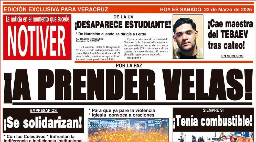 LA PORTADA - SÁBADO 22 DE MARZO 2025