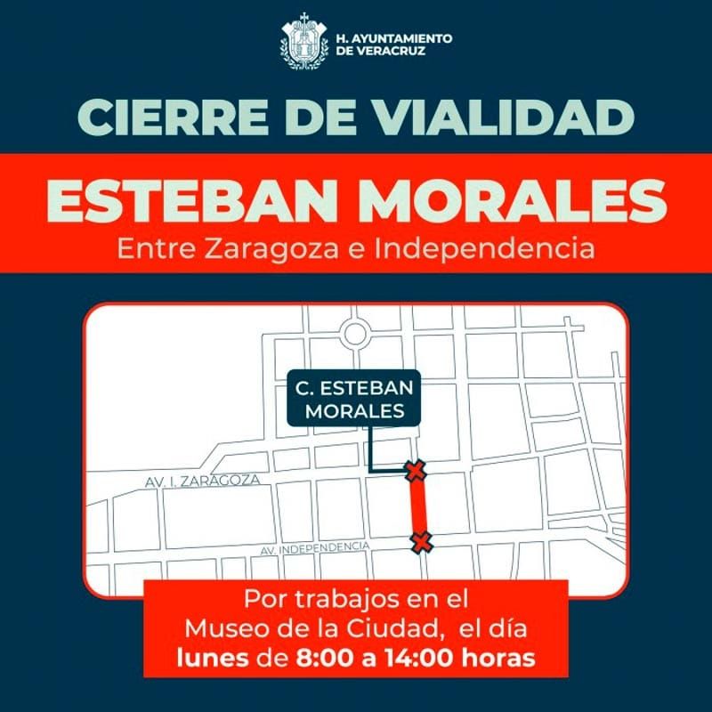 ¡CIERRE VIAL POR EL MUSEO! - *Tránsito Municipal dará movilidad