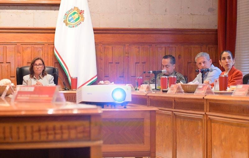 ¡SE LE APARECE A LA FISCALA! - *Nahle en la Mesa de Coordinación de Paz y Seguridad