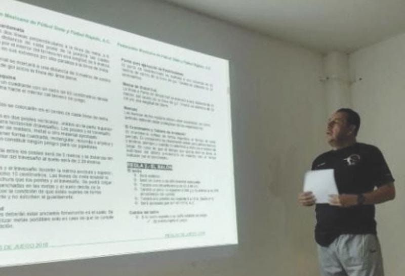 ¡ESTE VIERNES CURSO INTENSIVO PARA ARBITRO DE FÚTBOL!
