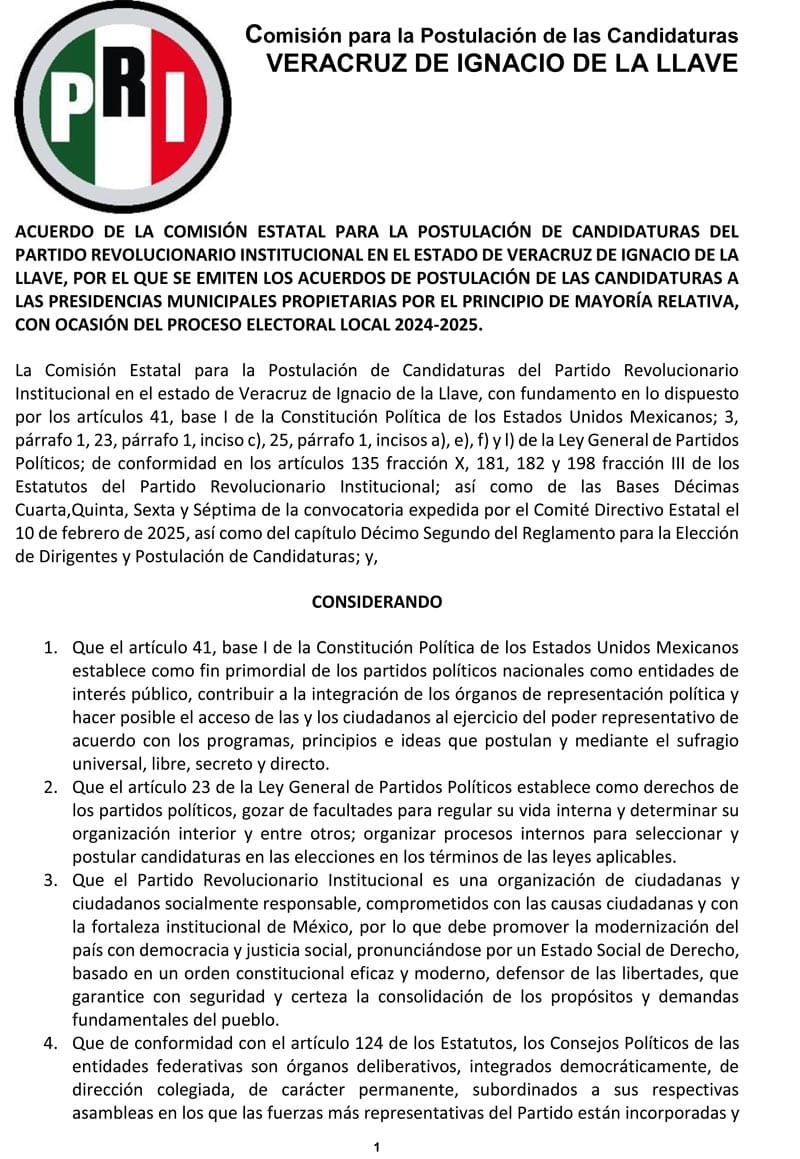 ¡PRI YA TIENE CANDIDATOS! - ÁNDALE