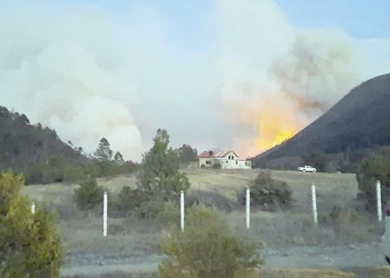 ¡INCENDIO FORESTAL EN LA SIERRA DE  COAHUILA!