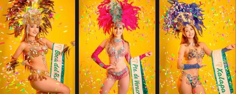 MISS EARTH VERACRUZ SE VISTE DE CARNAVAL!