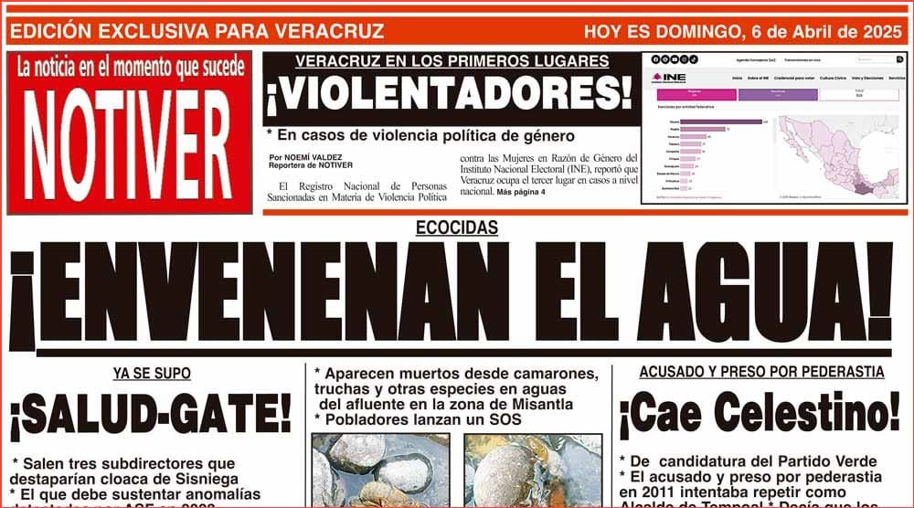 LA PORTADA - DOMINGO 6 DE ABRIL 2025