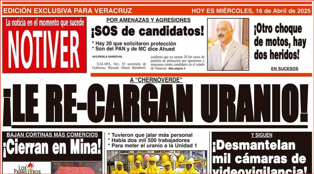 LA PORTADA - MIÉRCOLES 16 DE ABRIL 2025