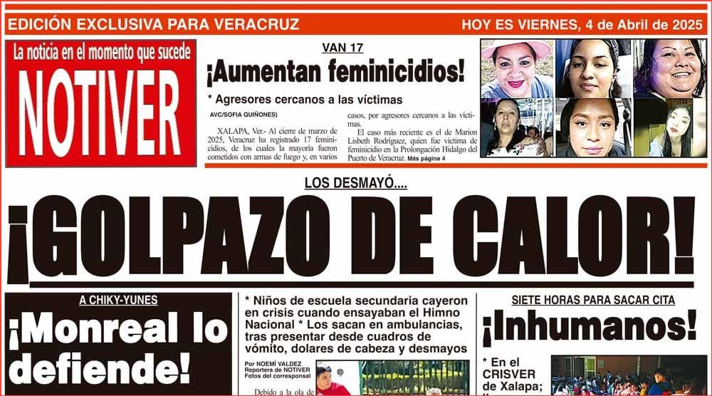 LA PORTADA - VIERNES 4 DE ABRIL 2025