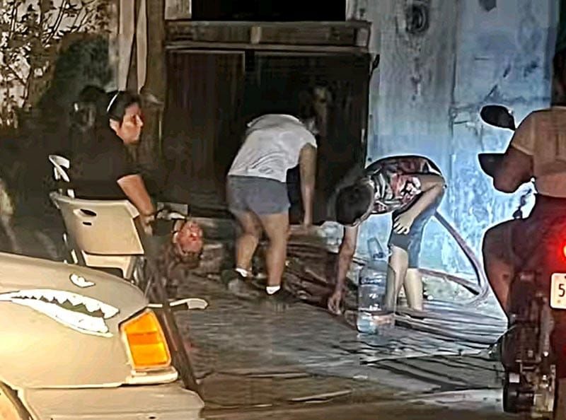 ¡ROBAN ROLLOS DE CABLE CUANDO OBREROS DE CFE ARREGLABAN APAGÓN!