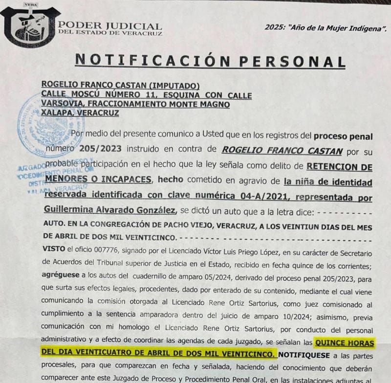 ¡AMPARAN A FRANCO!