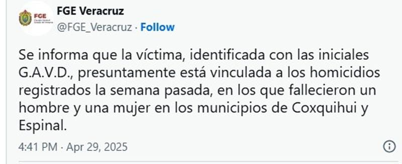 ¡LO CRIMINALIZAN! - *FGE dice que está relacionado con homicidios