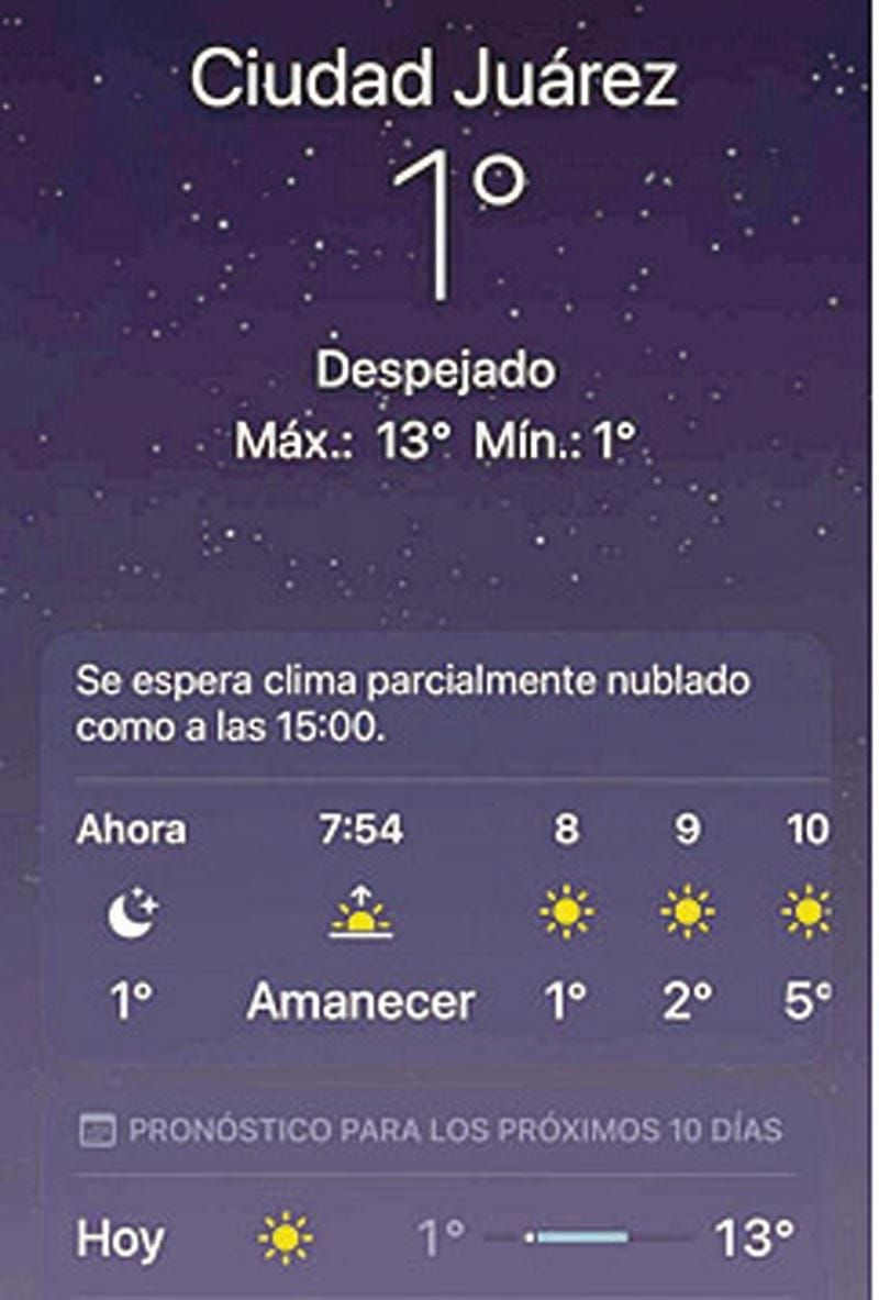 ¡SE CONGELAN EN JUÁREZ, LES AMANECE A UN GRADO!