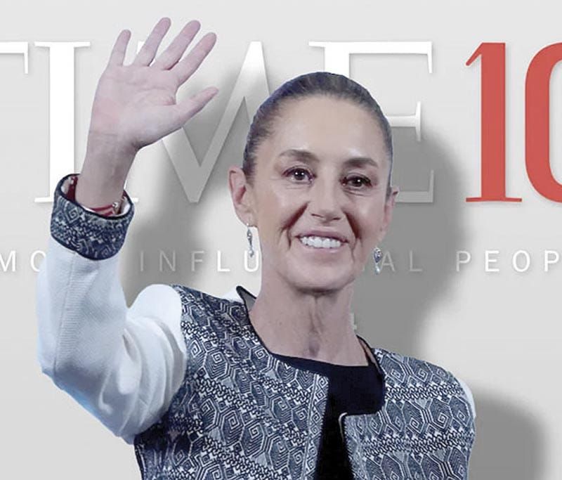 ¡TIME RECONOCE A SHEINBAUM COMO UNA DE LAS FIGURAS MÁS INFLUYENTES DE 2025!