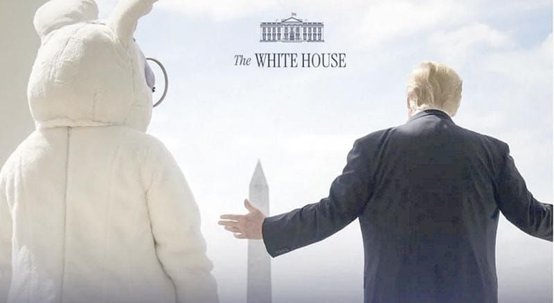 ¡TRUMP ARREMETE CONTRA BIDEN EN SU MENSAJE DE PASCUA!