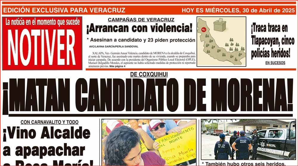 LA PORTADA - MIÉRCOLES 30 DE ABRIL 2025