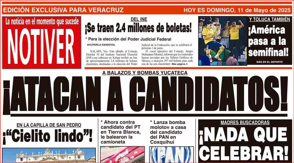 LA PORTADA - DOMINGO 11 DE MAYO 2025