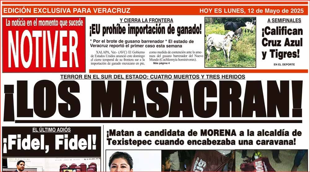 LA PORTADA - LUNES 12 DE MAYO 2025