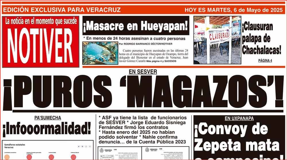 LA PORTADA - MARTES 6 DE MAYO 2025
