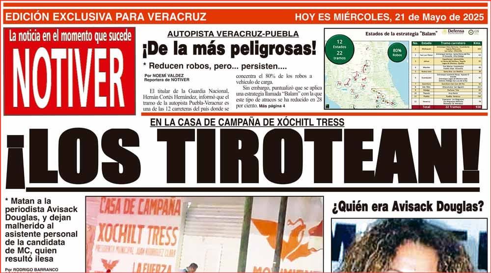 LA PORTADA - MIÉRCOLES 21 DE MAYO 2025