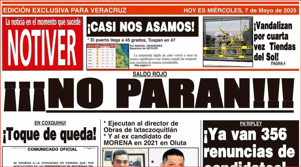LA PORTADA - MIÉRCOLES 7 DE MAYO 2025