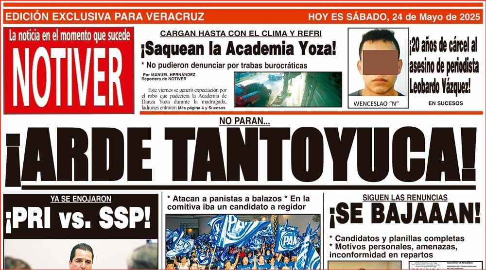 LA PORTADA - SÁBADO 24 DE MAYO 2025