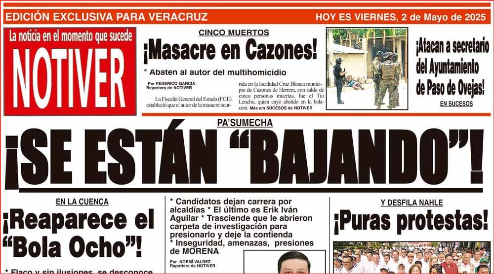 LA PORTADA - VIERNES 2 DE MAYO 2025