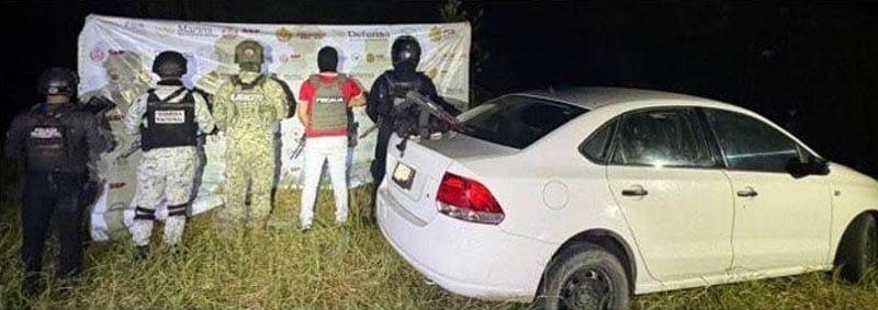 ¡ASEGURAN DOS VEHÍCULOS, UN ARMA DE FUEGO Y CARTUCHOS BALÍSTICOS EN CATEO EN PAPANTLA!