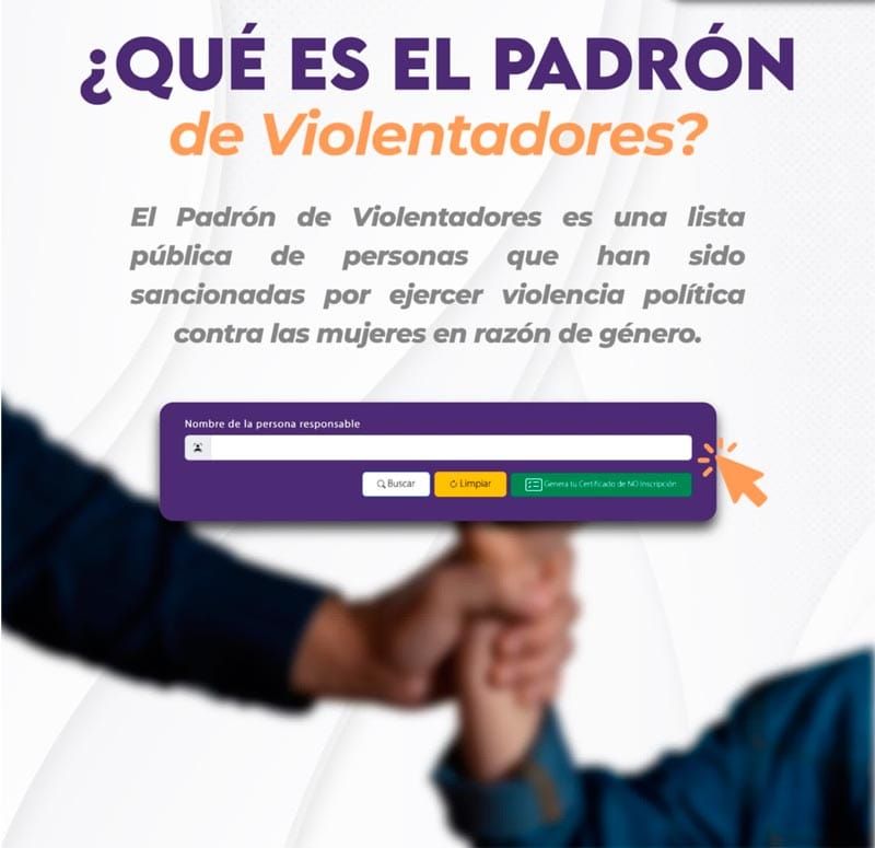 ¡SACARÁ PODER JUDICIAL LISTA NEGRA DE AGRESORES POR VIOLENCIA CONTRA MUJERES!