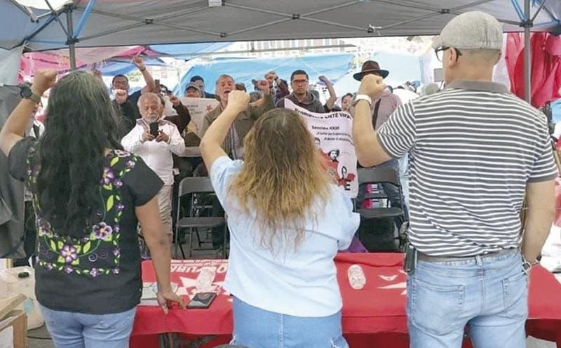 ¡AMAGA CNTE, AHORA, CON BLOQUEAR SEP, INE Y HACIENDA!