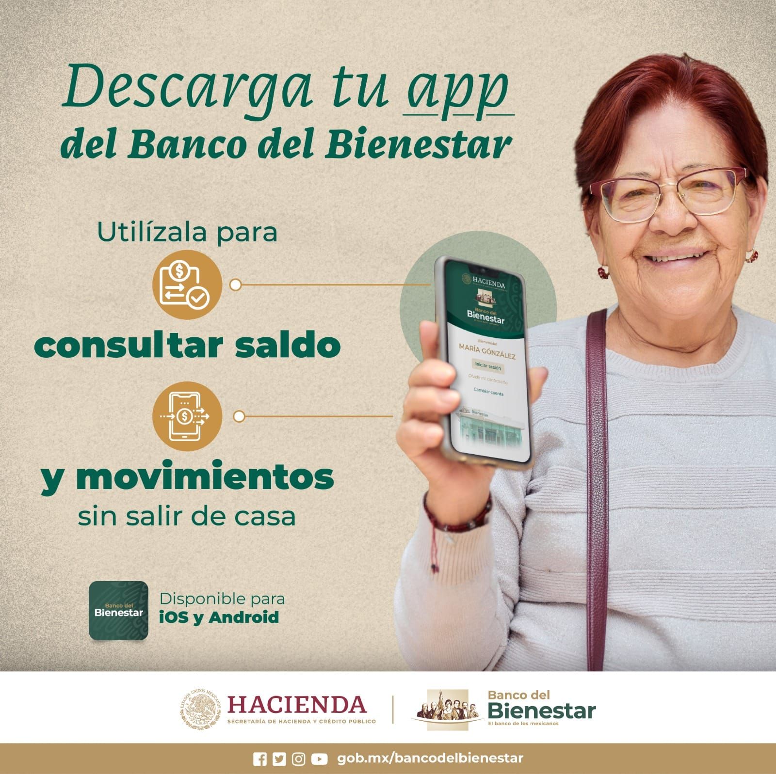 BANCO DEL BIENESTAR LANZA AVISO A ADULTOS MAYORES SOBRE USO DE SU TARJETA