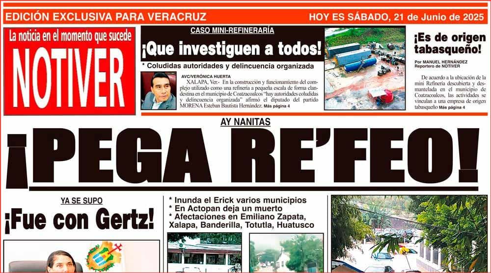 LA PORTADA - SÁBADO 21 DE JUNIO 2025