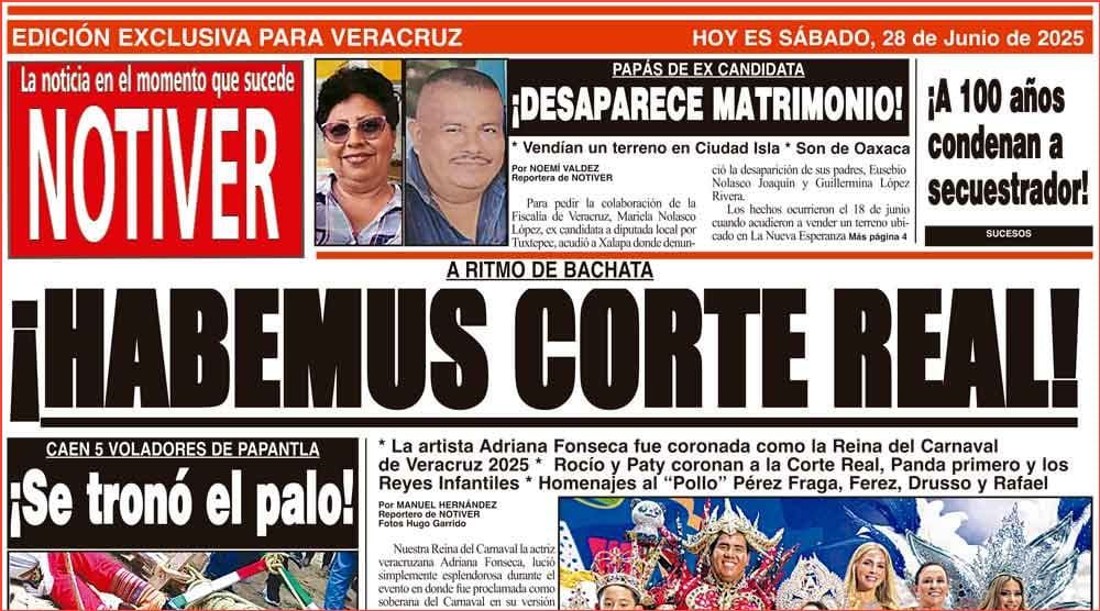LA PORTADA - SÁBADO 28 DE JUNIO 2025