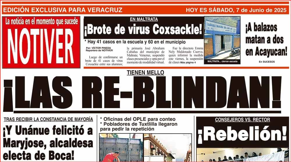 LA PORTADA - SÁBADO 7 DE JUNIO 2025