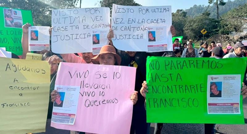 ¡PROTESTAN POR TRAILERO DESAPARECIDO! - *Familiares y amigos toman carretera libre a Perote