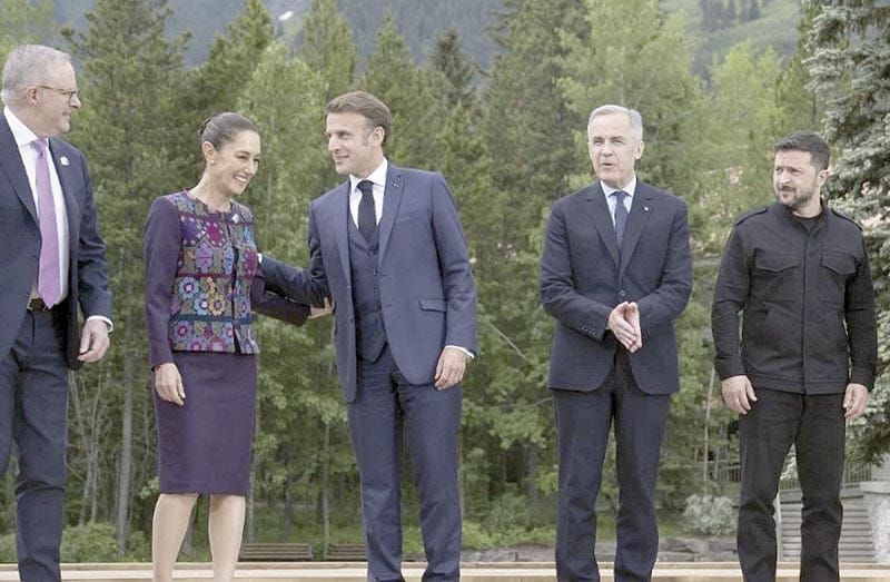 ¡ASÍ FUE LA PARTICIPACIÓN DE CLAUDIA SHEINBAUM EN LA CUMBRE DEL G7!