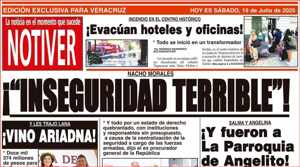 LA PORTADA - SÁBADO 19 DE JULIO 2025